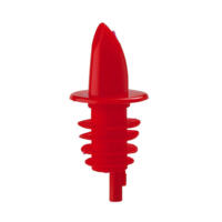 Beaumont Red Freeflow Plastic Pourer 