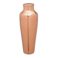 Beaumont Copper Plated Art Deco Cocktail Shaker