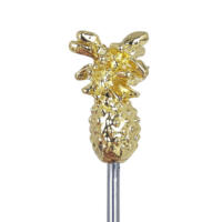 Beaumont Gold Pineapple Garnish Pick - 10 Pack