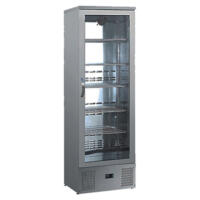 Blizzard BAR10SS Single Door Upright Stainless Steel Bottle Cooler