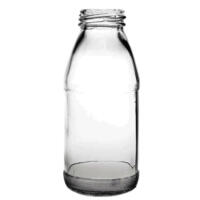 200ml Glass Milk Bottle - 12 Pack