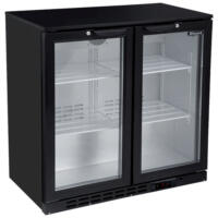 Blizzard LOWBAR2 Double Door Low Height Bottle Cooler