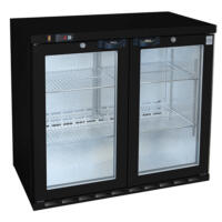 Osborne 220E Double Door Low Height Bottle Cooler