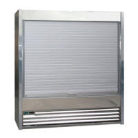 Frost-Tech SD75-190SHU Stainless Steel Shutter Multideck