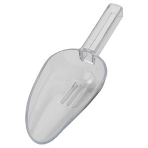 7oz Clear Plastic Ice Scoop