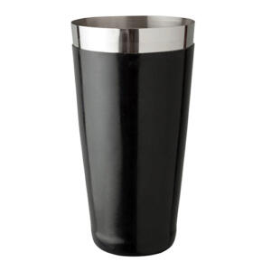 Beaumont Black 28oz Boston Shaker Can