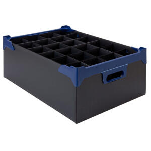 Beaumont Glass Storage Box - 24 x 10oz Hi Ball - 5 Pack