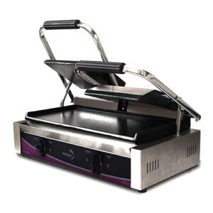 Pantheon CGS2S Double Smooth Plate Contact Grill