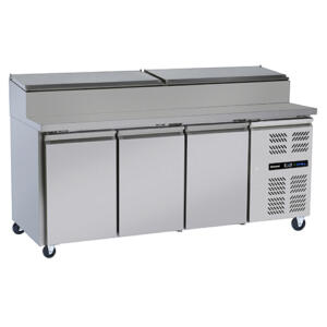 Blizzard HBC3EN - 3 Door Gastronorm Counter with Prep Top