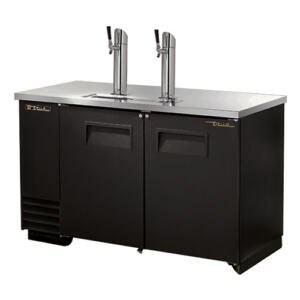 True TDD-2 Black Portable Beer Kegerator