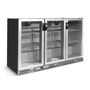 Infrico ZXS3 Triple Door Back Bar Bottle Cooler with Aluminum Doors