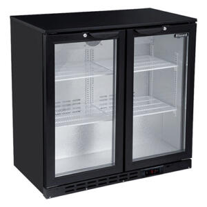 Blizzard BAR2 Double Door Back Bar Bottle Cooler