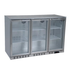 Blizzard BAR3 SS Triple Stainless Door Bottle Cooler 