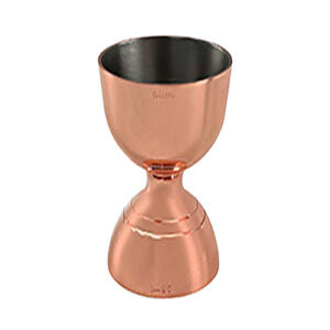 Beaumont Copper Plated 25-50ml Bell Jigger 